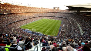 Foto de um estádio